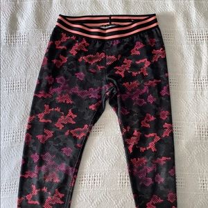 Pink Camouflaged leggings
